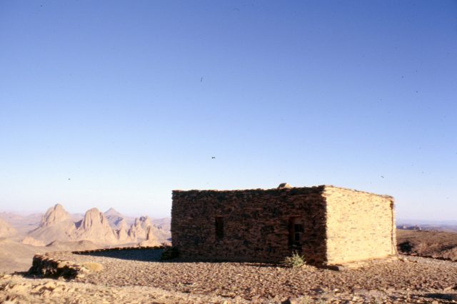 Hermitage of Charles Foucauld, built in 1911, on the Assekrem. (Photo - Patrick Gruban)